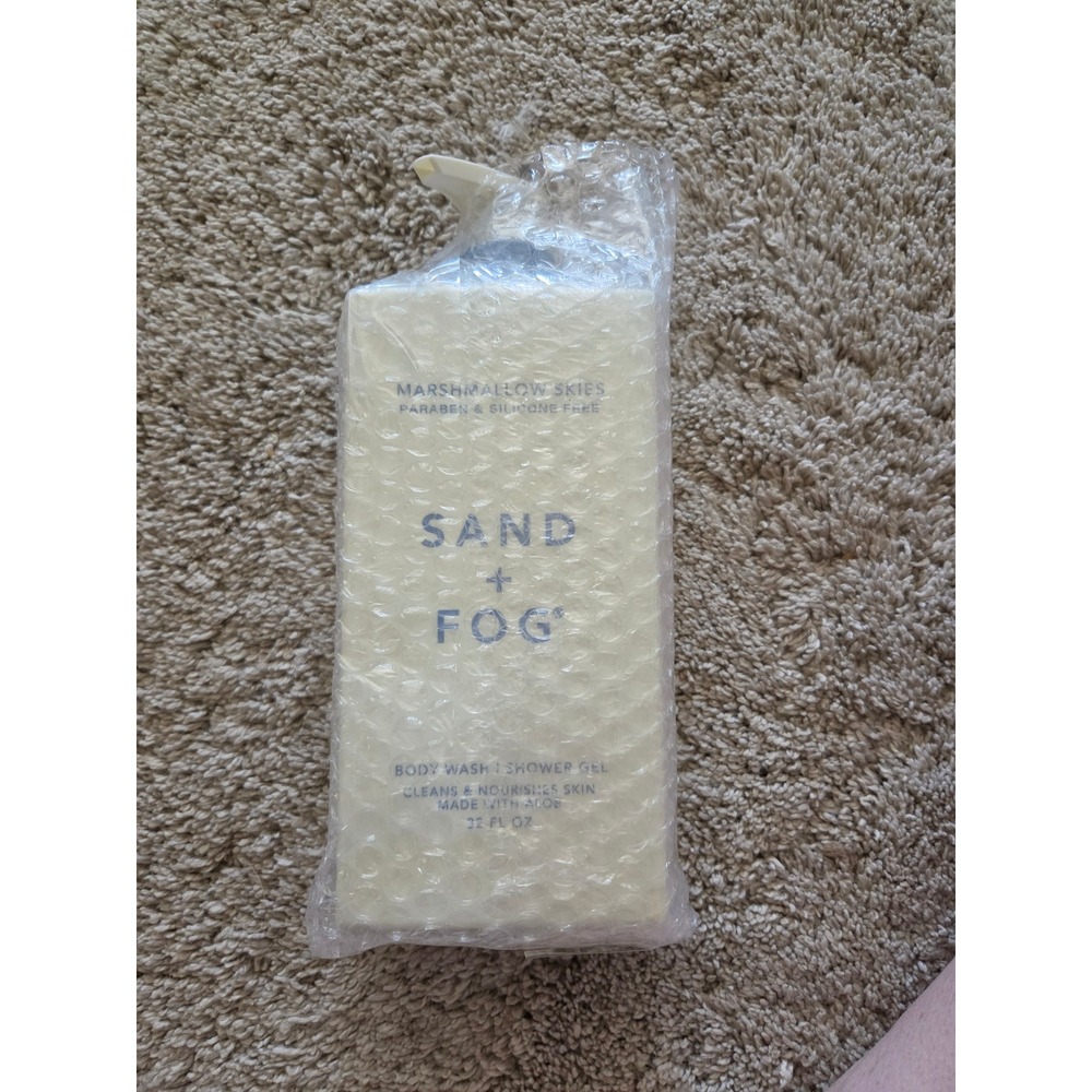 Sand + Fog Body Wash 32oz White New Marshmallow Skies Shower Gel